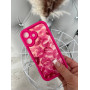 Силіконовий рожевий чохол для iPhone 16